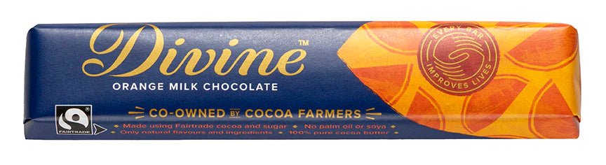Choklad Apelsin - Milk chocolate with orange, 35g